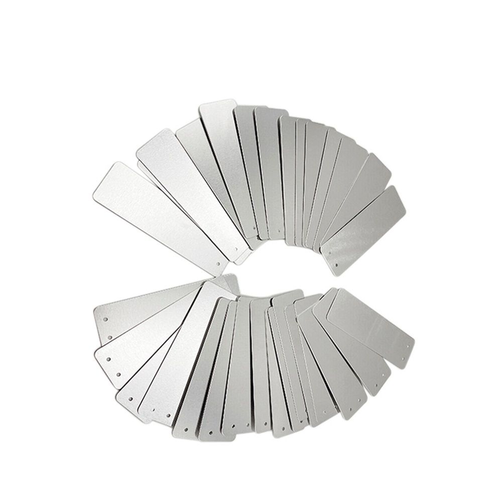 100 pack Aluminum Plant Label Tree Tags Garden Label Tag Outdoor Metal Label Stamping Blanks（Metal plant labels）