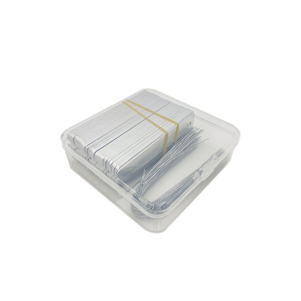 100 pack Aluminum Plant Label Tree Tags Garden Label Tag Outdoor Metal Label Stamping Blanks（Metal plant labels）