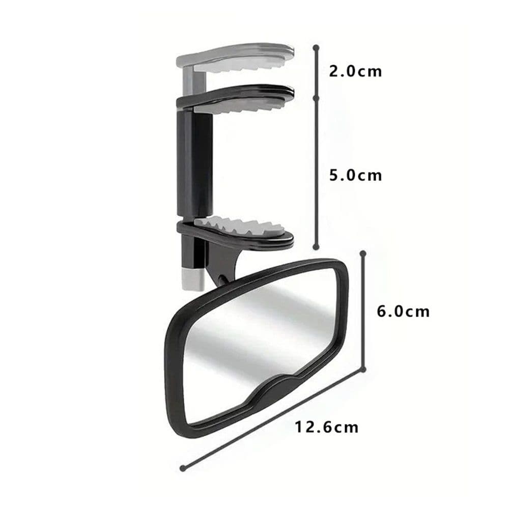 Forward Facing Baby Car Mirror - Clip On Car Mirror for Baby, Shatterproof & Shakeproof, Newborn Essentials