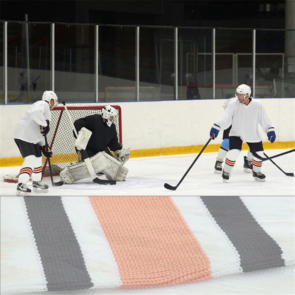 Series Multiple Colors Knit Hockey Socks Junior To Senior（L-XL） Men's Knee High Tube Socks WHITE HOCKEY SOCKS