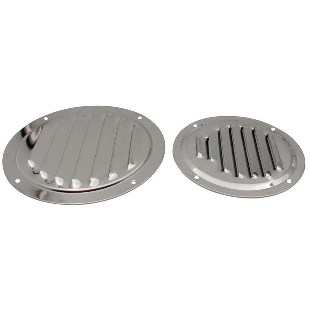 2 Pcs 5 " Round Louvered Air Vent, 316 Stainless Steel Marine Boat Vent Cover,louver, and air outlet, exhaust vent
