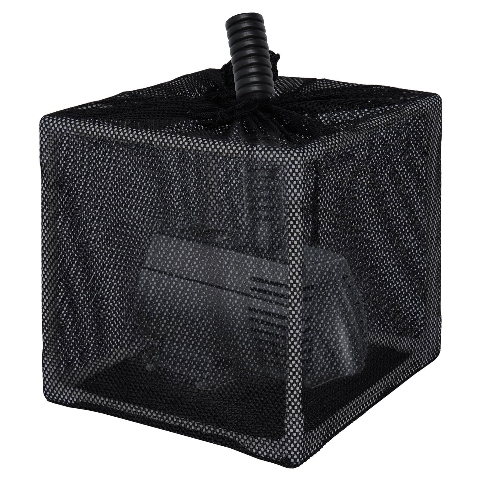 Pond Filter Bag Anti-Clogging Design 10 Inch Black Media Bag for Outdoor Water Fish Ponds
