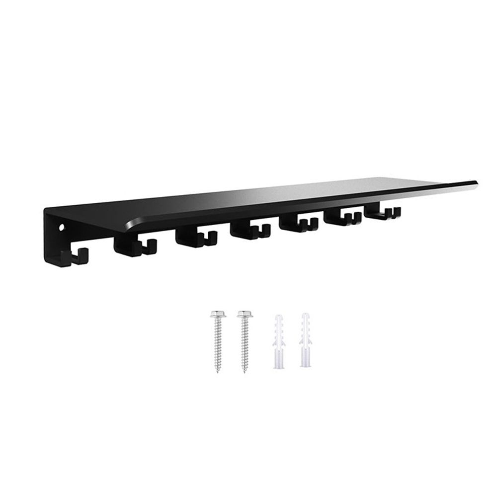 Floating Shelf Home Gym Weight wall Storage Equipment Hanger Metal Rack Holder Wall Mount with Hooks T-Lock Adapters Bracket Hanger Workout