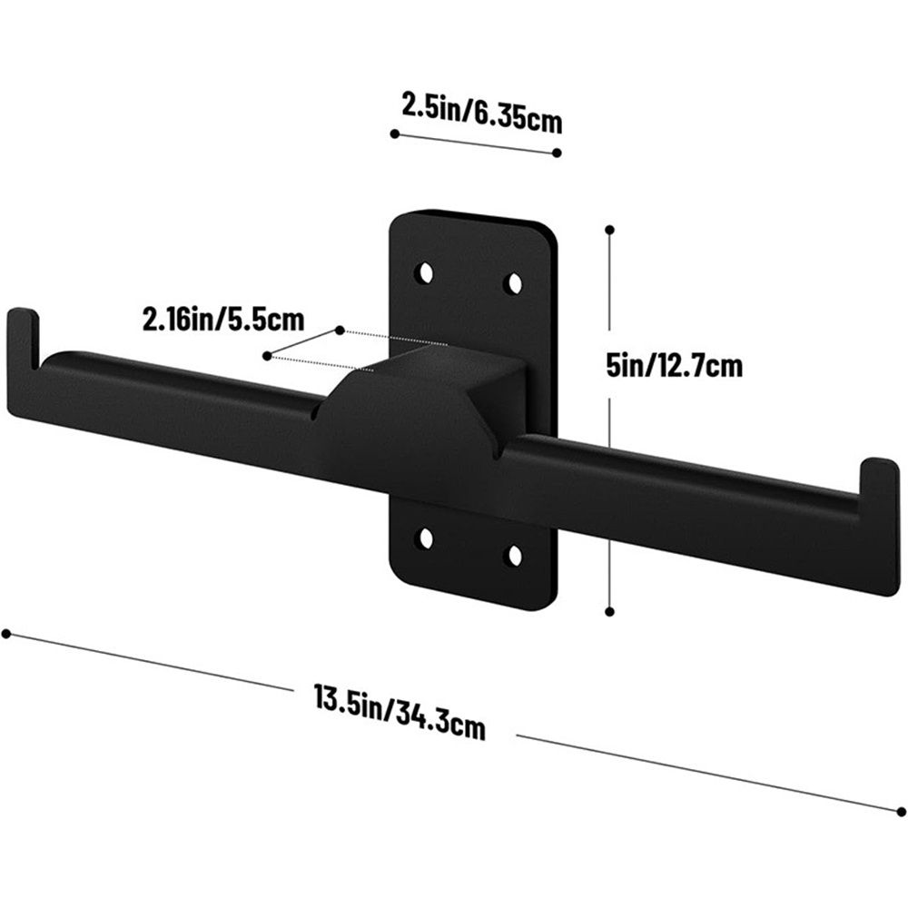 Heavy Duty Wall Mounted Backpack Blower Rack & Sprayer Hanger - Durable Space-Saving Storage Bracket for Backpack Leaf Blowers, Garden Sprayers, Chainsaws