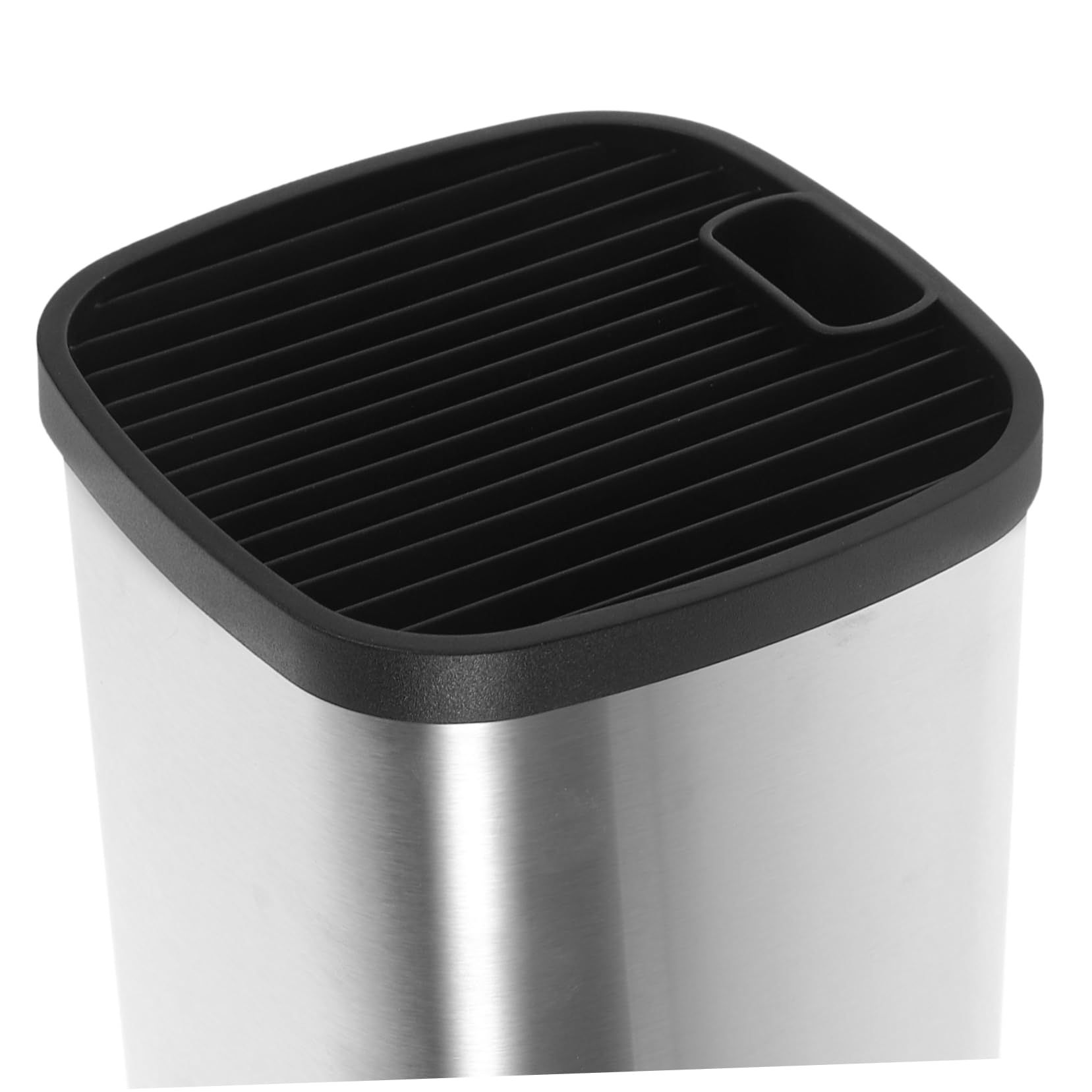 Stainless Steel Universal Knife Block Holder, Space Saver Knife Storage, Detachable for Easy Cleaning, Square Knife Holder For Safe