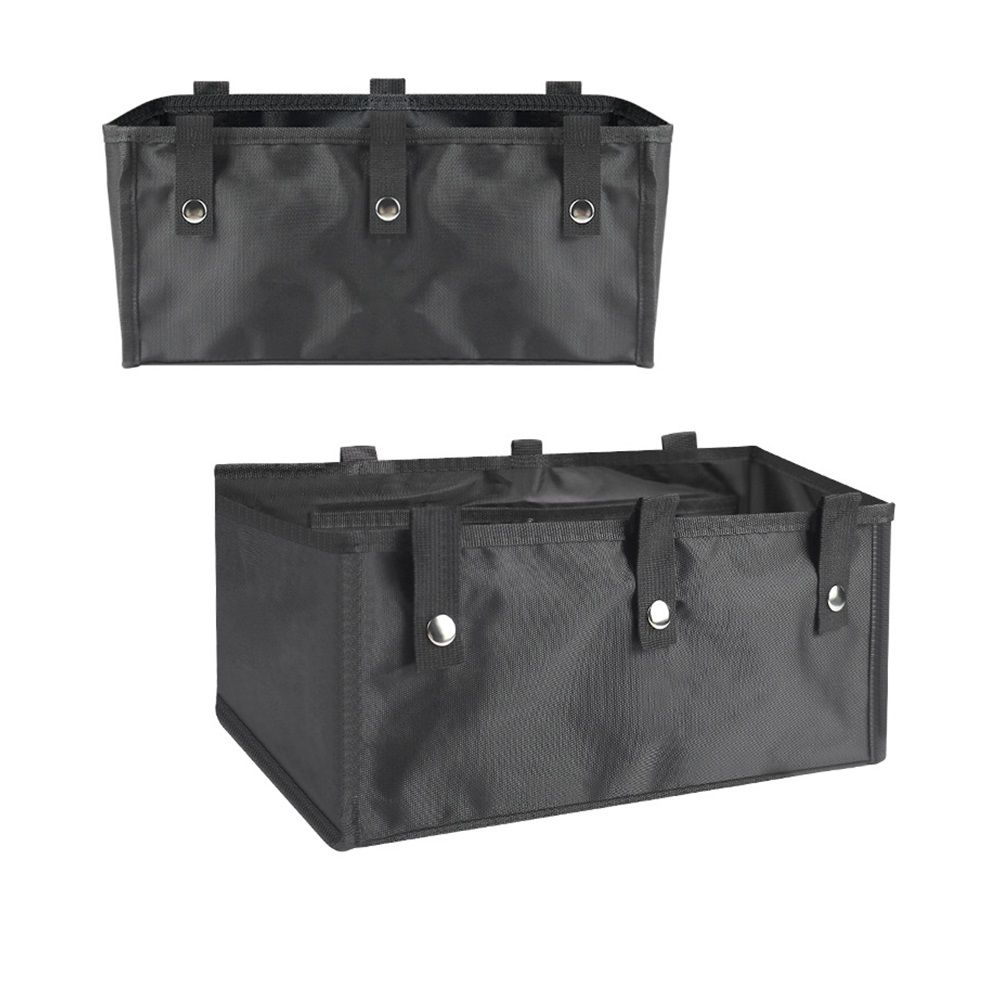 Under Seat Rollator Bag, Large Size Rollator Basket, Under Seat Bag or Tote for Four Wheel Rollator, Walker Underseat Replacement Medical Basket (Black 35*23*15cm）
