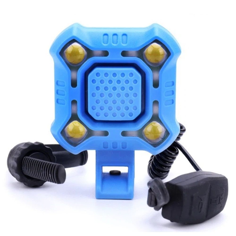 Bike Horn with Front Light, 2in1 Bicycle Bell Control Switch LED Light, Rechargeable Waterproof, Headlight Light Daily Commute, Adults Kids Bike Scooter