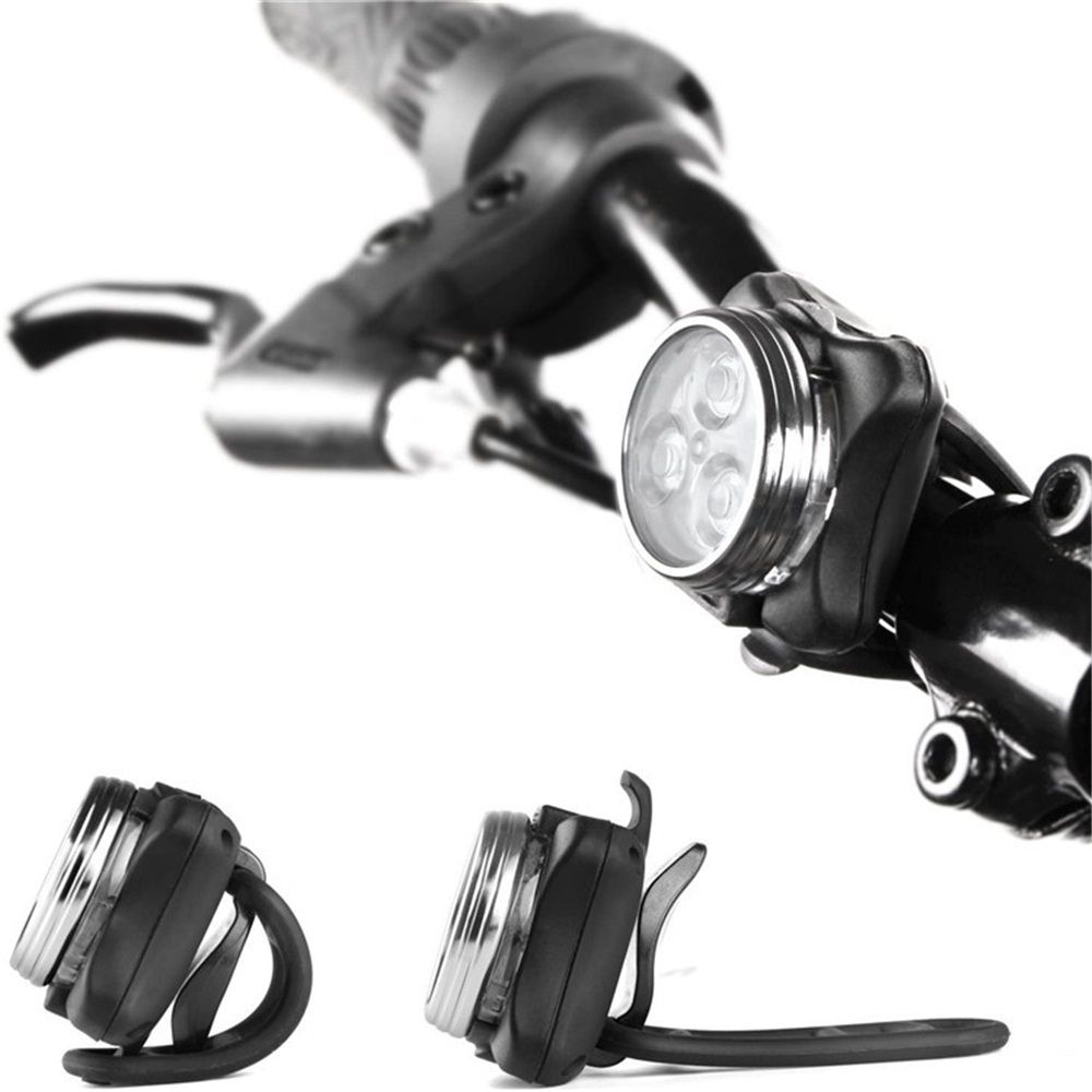 2 pack USB Rechargeable Bike Light Set, Super Bright, Bike Lights Front and Back, Waterproof, 4 Light Modes