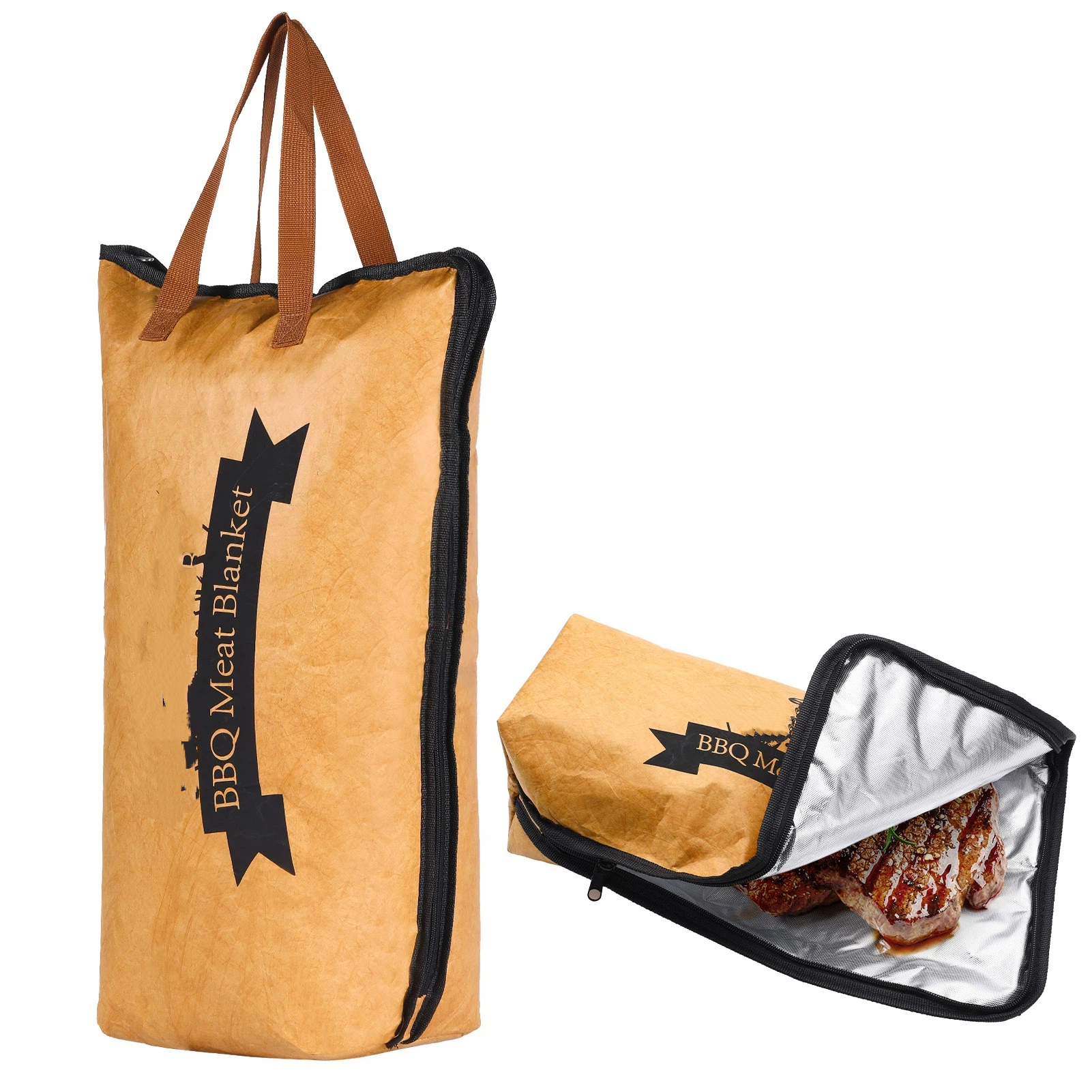21in BBQ Blanket for Resting Meat - Smoking Meat Insulated Bag for Brisket/Beef/Pork Shoulder/Turkey - Valentines Day Gifts Birthday Anniversary Smoker Accessories Gift for Men