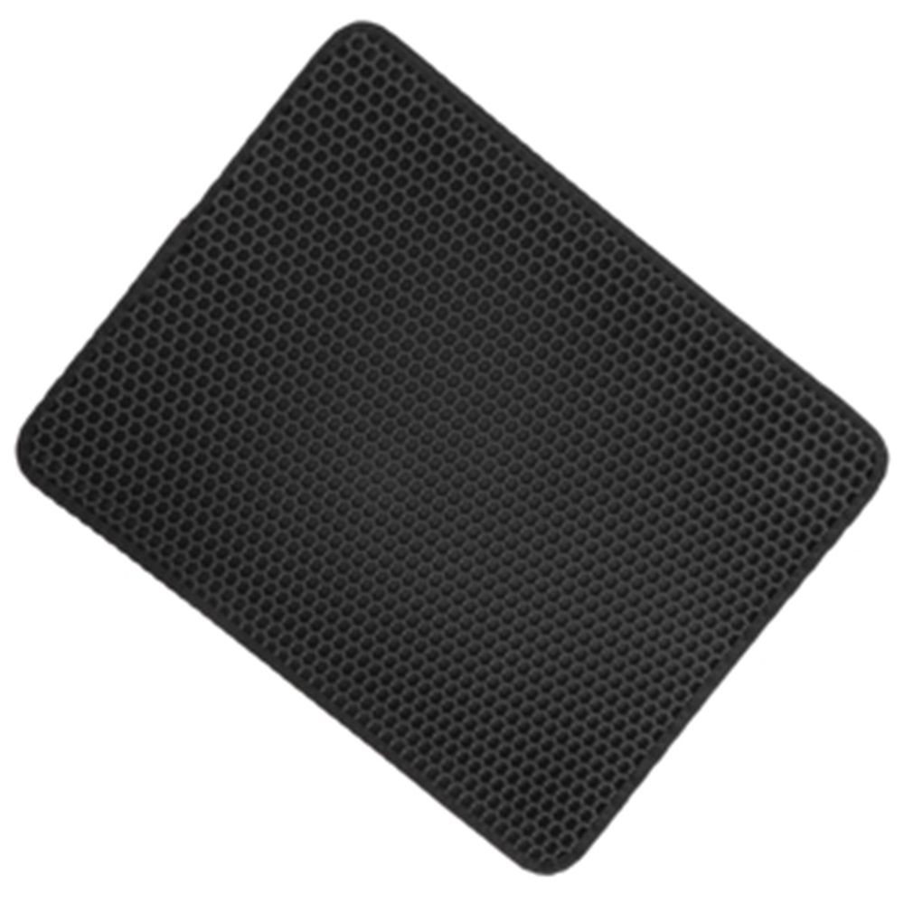 3 pack Cat Litter Mat in Black: Small Cat Mat for Cat Litter Box 11.8*11.8in – Cat Litter Tray Mat – Cat Litter Tray Mats Indoor – Cat Accessories