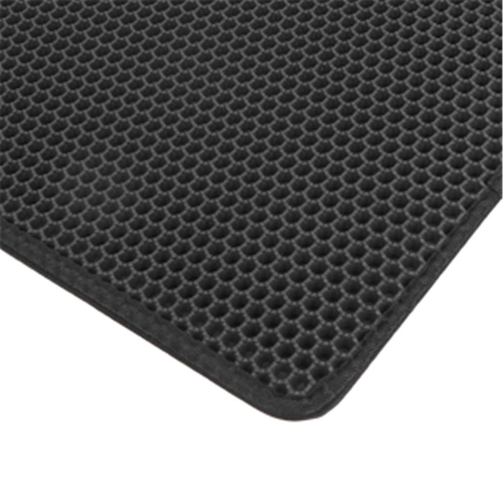 3 pack Cat Litter Mat in Black: Small Cat Mat for Cat Litter Box 11.8*11.8in – Cat Litter Tray Mat – Cat Litter Tray Mats Indoor – Cat Accessories