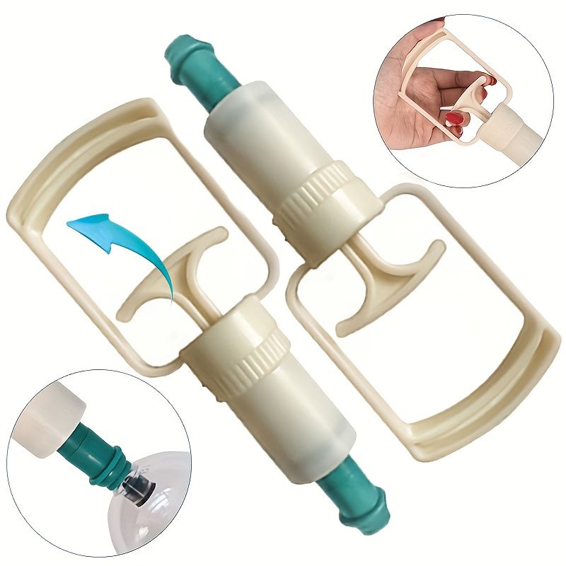 2 Vacuum Cupping Pumps, Ergonomic Handle Manual Tool, Adjustable Pressure, Suitable for Home and Professional Use, Health Care and Wellness 2pcs Air Pump