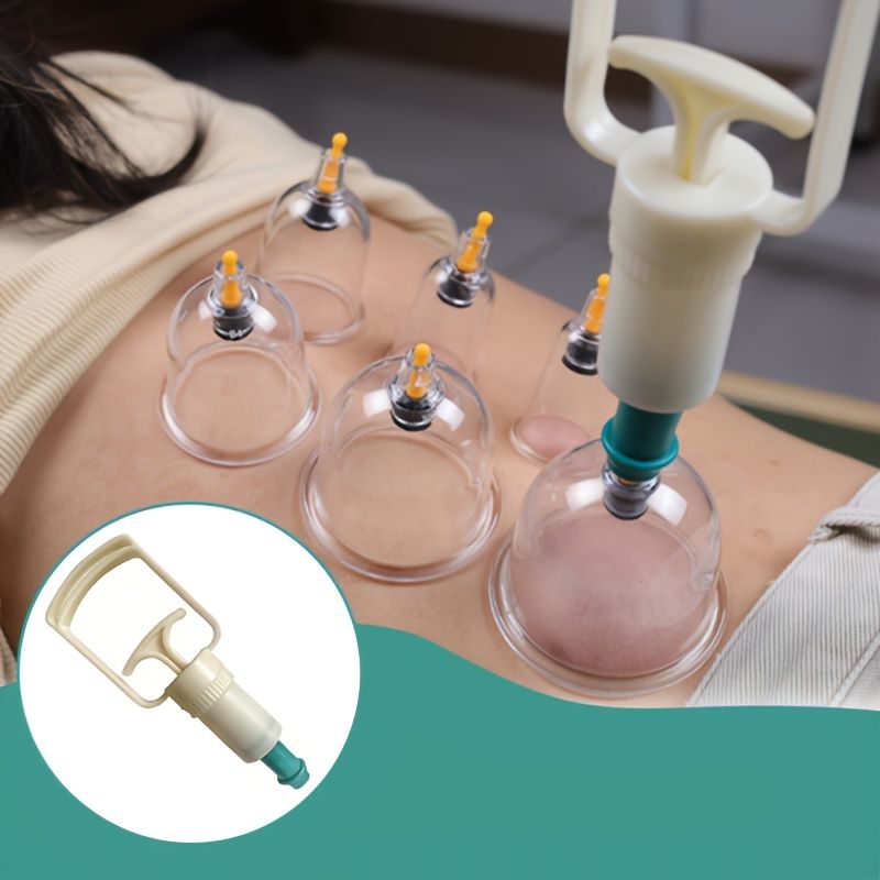 2 Vacuum Cupping Pumps, Ergonomic Handle Manual Tool, Adjustable Pressure, Suitable for Home and Professional Use, Health Care and Wellness 2pcs Air Pump