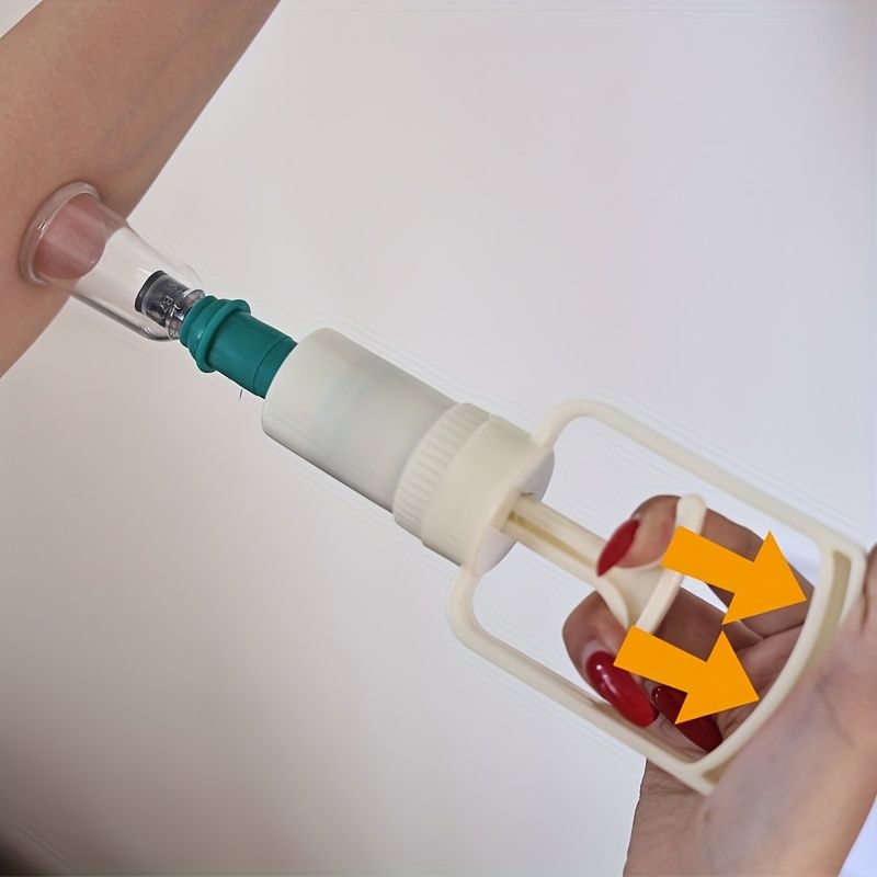 2 Vacuum Cupping Pumps, Ergonomic Handle Manual Tool, Adjustable Pressure, Suitable for Home and Professional Use, Health Care and Wellness 2pcs Air Pump