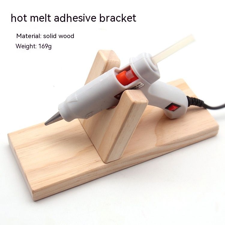 Hot Glue Gun Holder Hot Melt Glue Gun Support Stand Tools Storage Holder Bracket-On/Off Switch Design for DIY, Crafts, Home