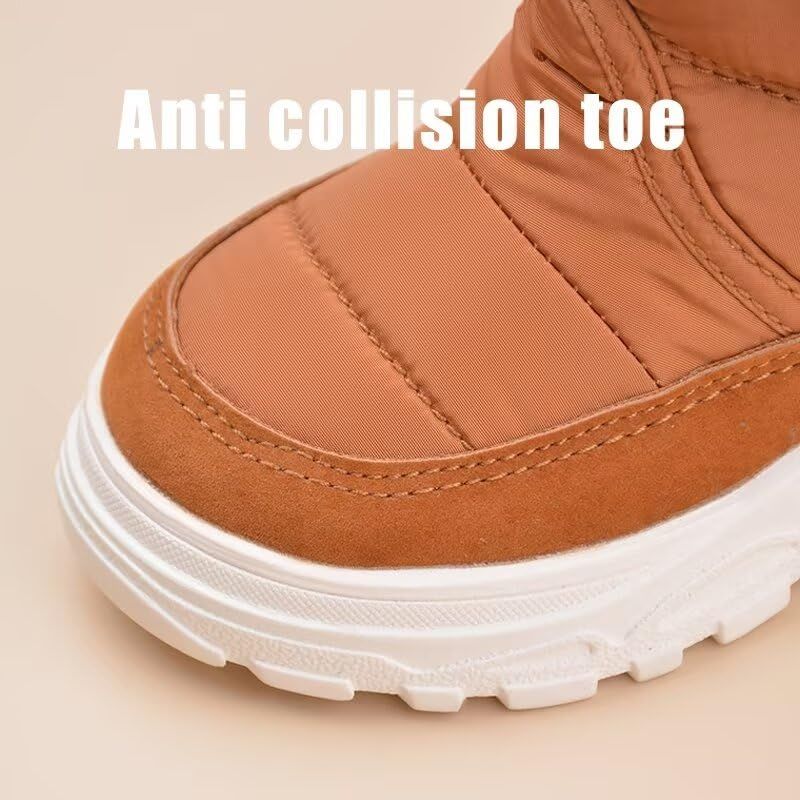 Toddler Boy Girl Anti Slip Warm Winter Boots Black AU8 Size for Outdoor Walking Snow Sport Trekking