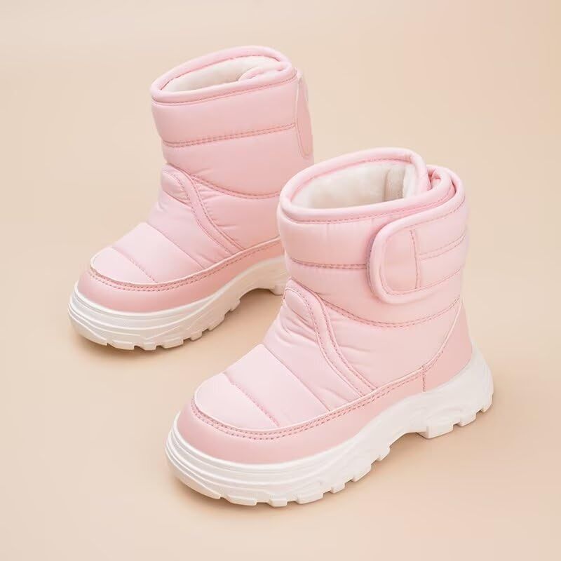 Toddler Boy Girl Anti Slip Warm Winter Boots Black AU8 Size for Outdoor Walking Snow Sport Trekking