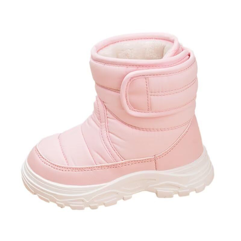 Toddler Boy Girl Anti Slip Warm Winter Boots grey AU9 Size for Outdoor Walking Snow Sport Trekking