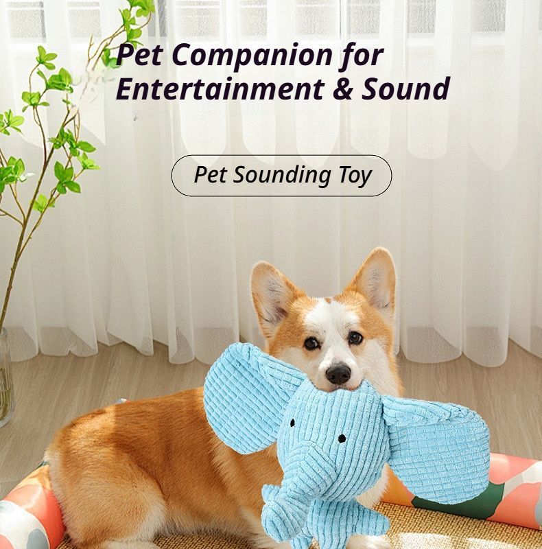 Small & Medium Plush Duck with Rope Carrot