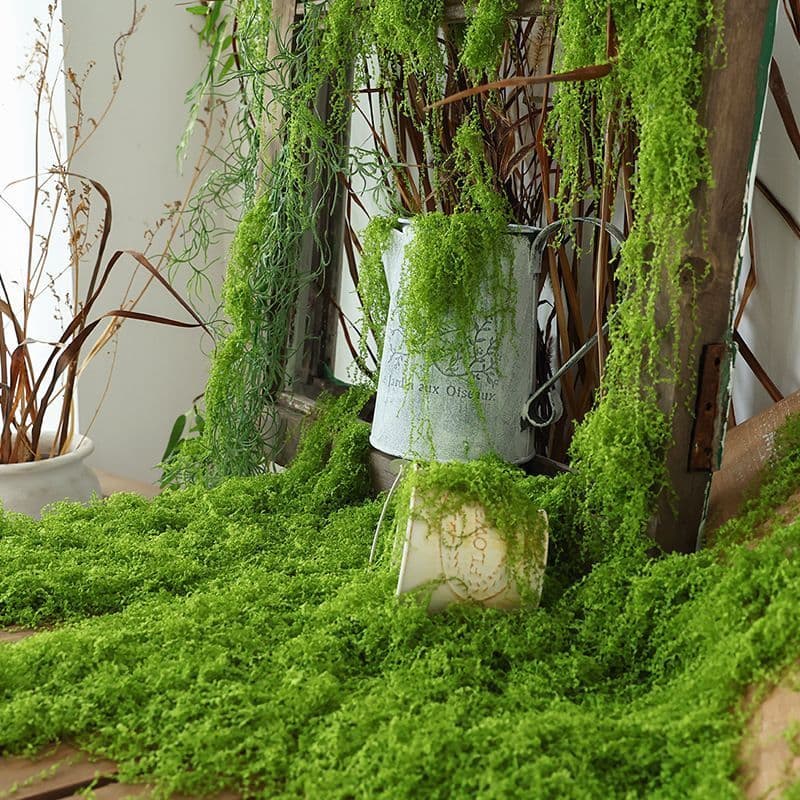 Artificial Moss Mat Deep Green 50x100cm