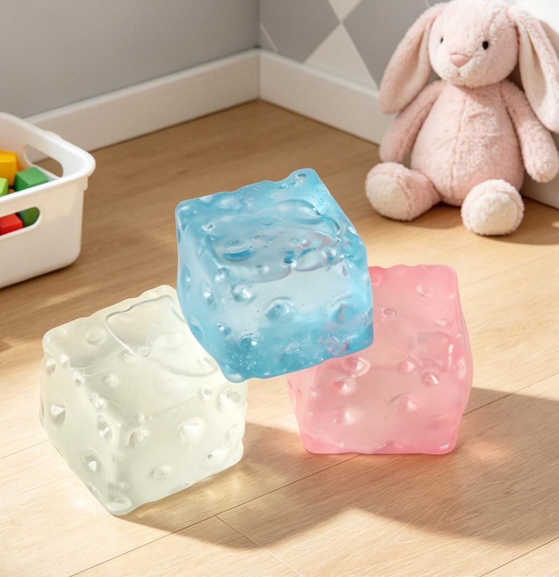 Transparent Cheese Squishy 5.5cm