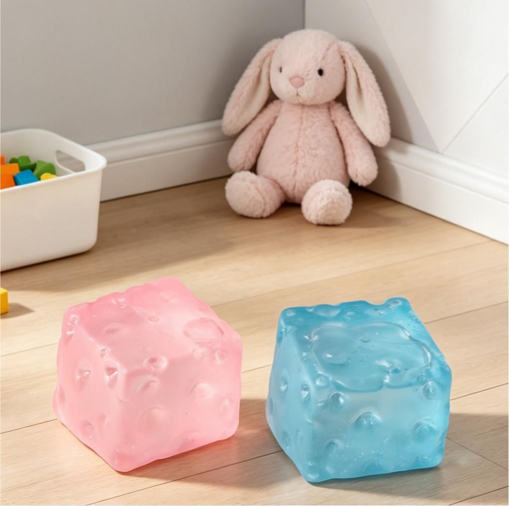 Transparent Cheese Squishy 5.5cm