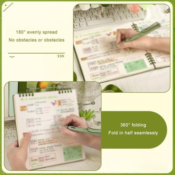 Grid Notebook Vintage Blue 60 Sheets/120 Pages