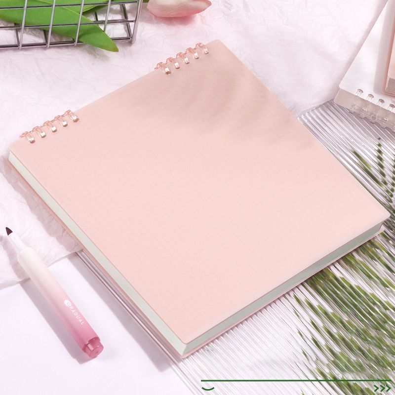 Grid Notebook Sakura Pink 60 Sheets/120 Pages