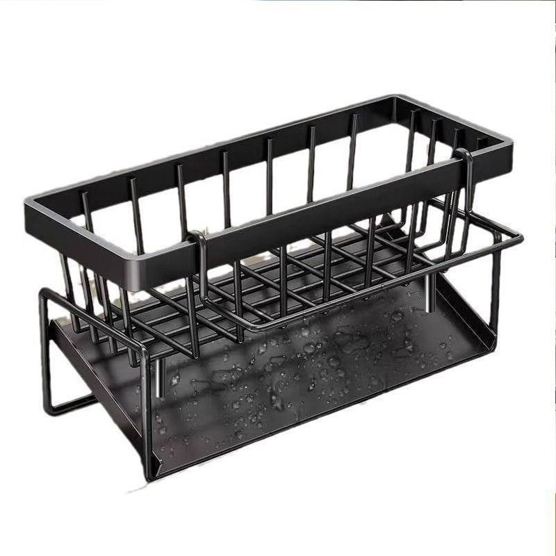 Low Profile Tilted Dish Drying Rack-Cream White 02