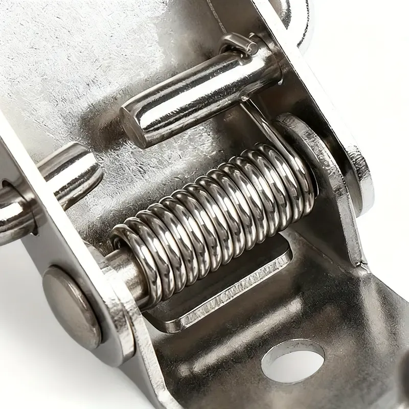 304 Stainless Steel Thickened Locking Hasps 10-Pack, Rust-Proof Durable Precise Size, Top Choice for Vintage Box & Cabinet Locking!