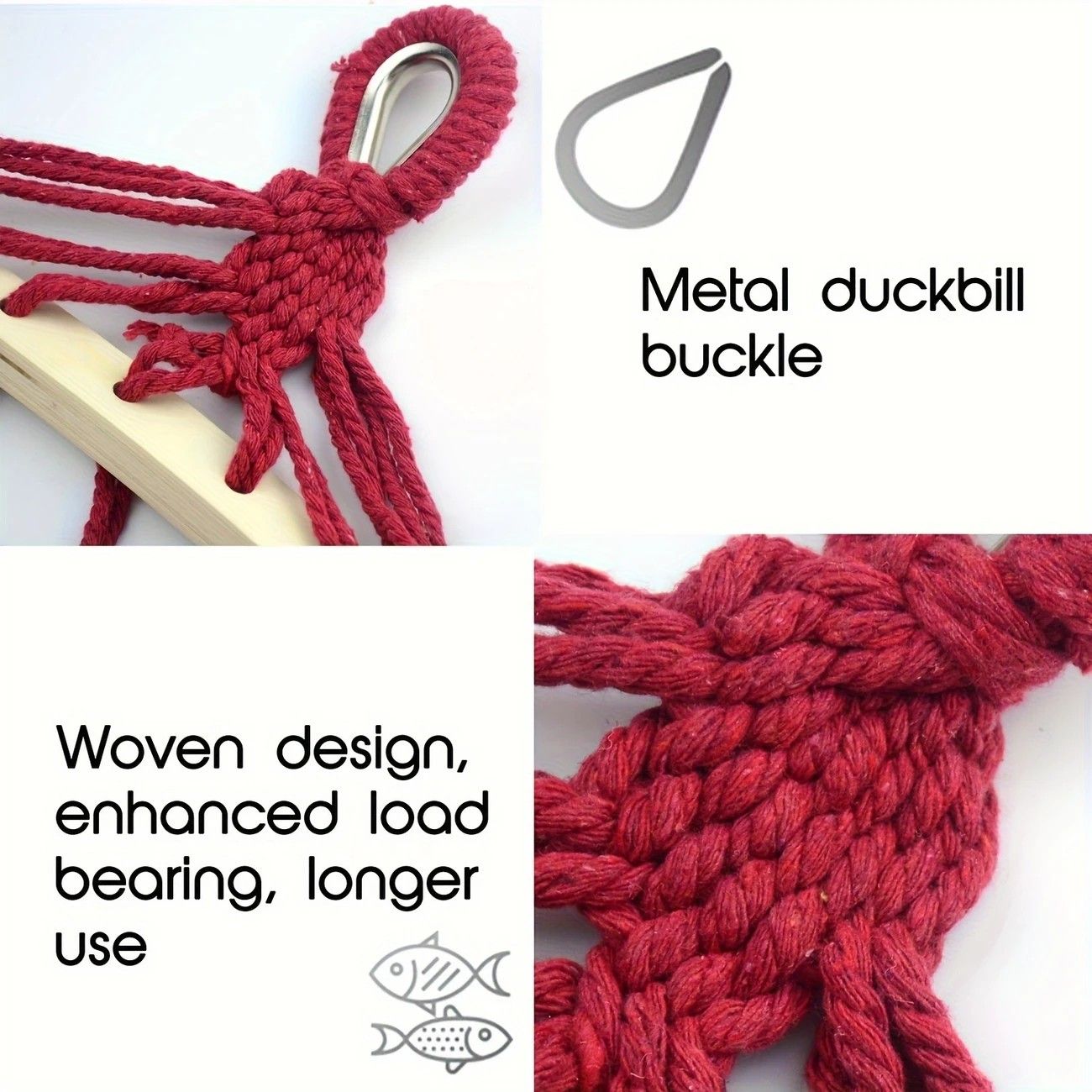 Outdoor Camping Hammock Portable Travel Swing Balance Hammock for Beach Hiking Backyard Relax Chai(2.8*1.5m RED)