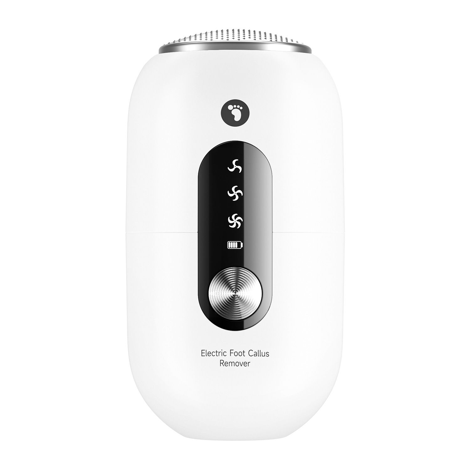 Smart Electric Foot File, 26000Pa Suction, Smooth in 3 Seconds, IPX6 Waterproof, Portable Foot Care/white
