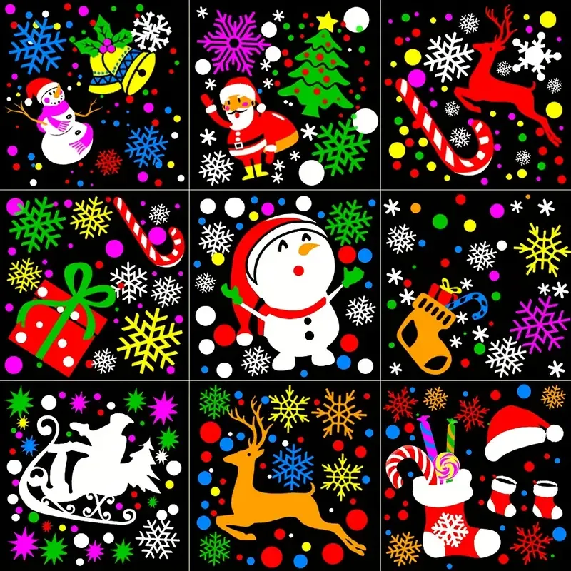 20-Pattern Christmas Projection Lamp, Plug-and-Play USB Lights Up a Fairy-Tale Christmas Night
