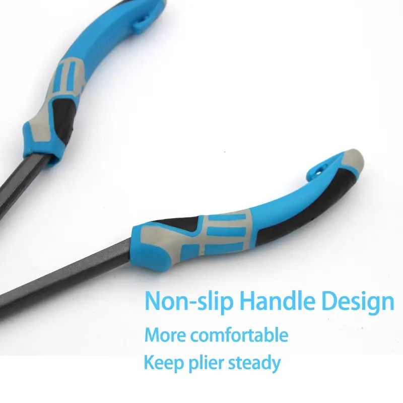 Multi-functional Fishing Pliers - Long Nose, Rust-proof & Anti-slip, Easy Hook Removal & Fish Control(Red straight pliers）
