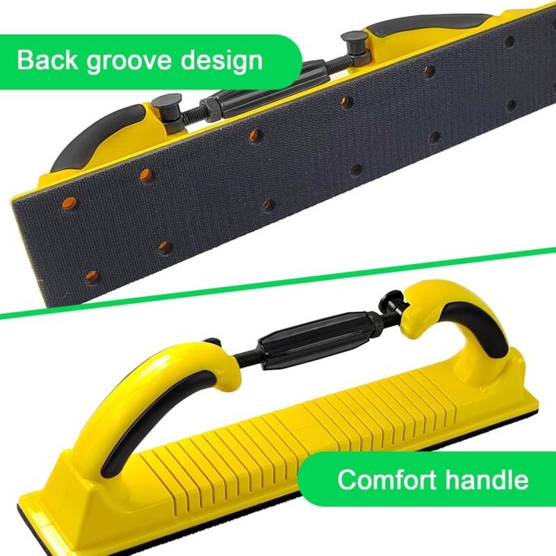 Hand Sander Body Shim Car Body Sander Tool of Sanding Perfect for the Polishing and the Grinding for Abrasive Belts, 70 X 400 mm, 400 mm