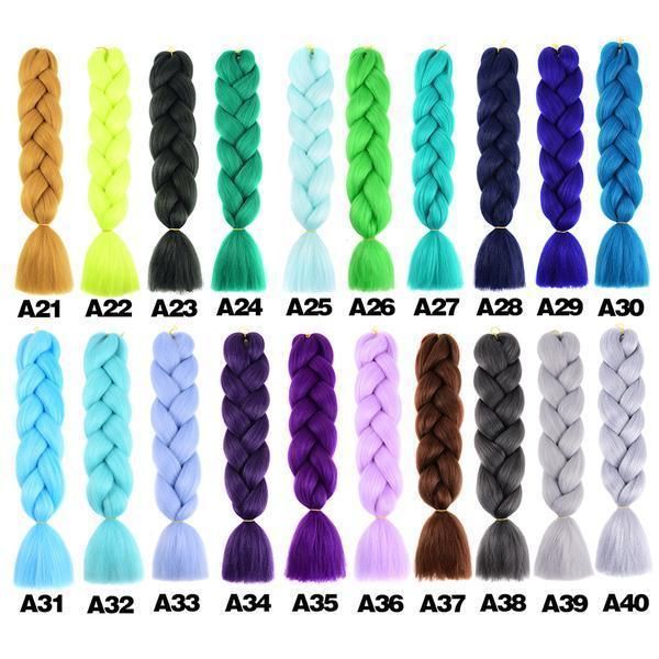 Giant braids reggae braids gradient braids, beige
