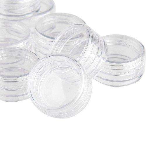 10pcs 5ml transparent storage jars, 5ml