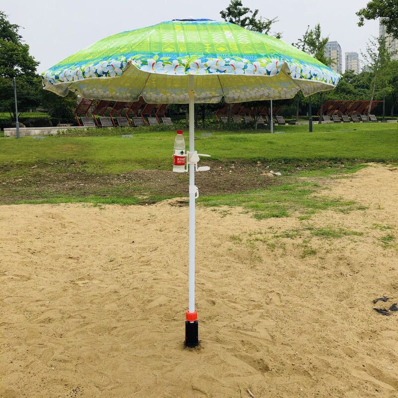 Parasol Support, Parasol Base to Screw Into The Ground, for Beach Sand or Land Parasol Feet, Parasol Hooks, Parasol Base Sand