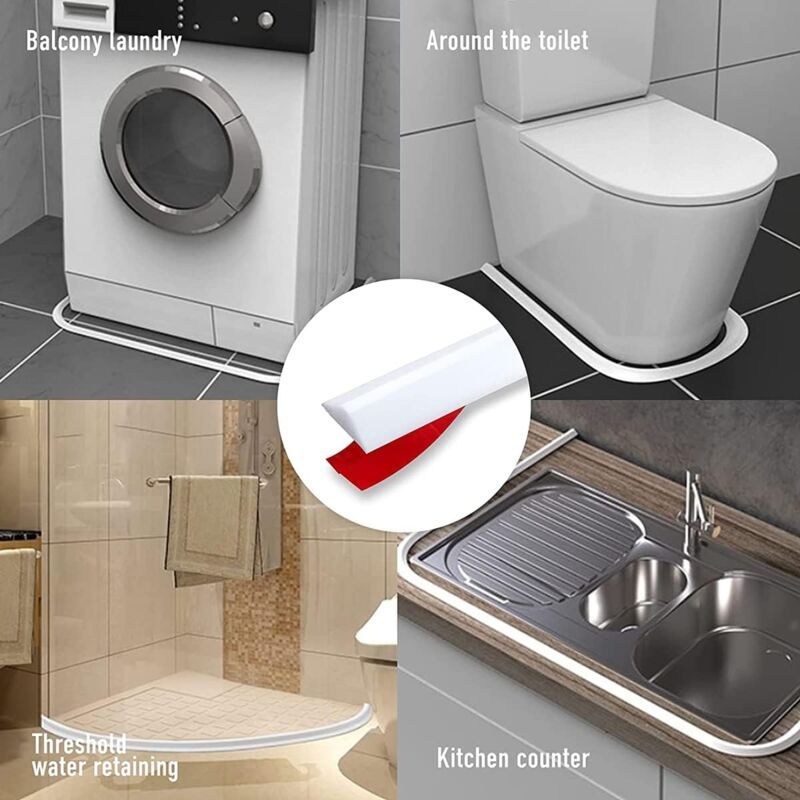 Foldable Shower Barrier and Retention System, 200cm