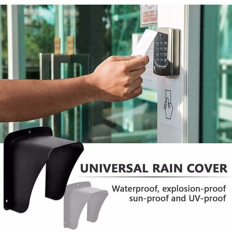 Doorbell Cover, Waterproof Metal Cover Wireless Doorbell for Video Camera, Chime Button, Wireless Doorbell Ring