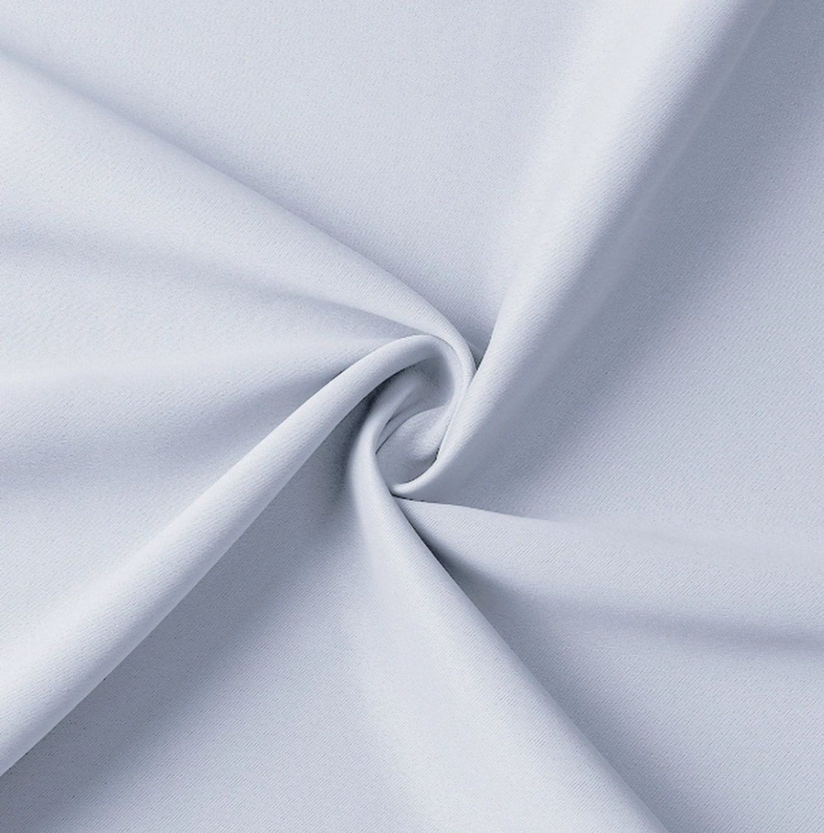 1 Piece Light Gray Blackout Curtain Panel With Grommets, Thermal Insulating Microfiber Drapes For Bedroom And Office, 100 x 250 cm