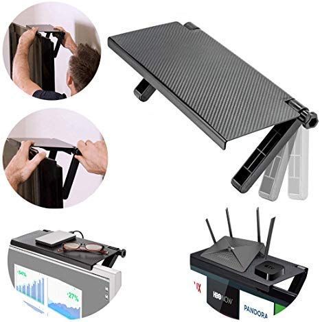 Adjustable Monitor Stand with Storage Rack, 32.8 x 16 cm