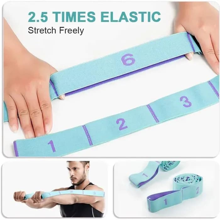 11 Loop Yoga Resistance Band, 125 x 4 cm