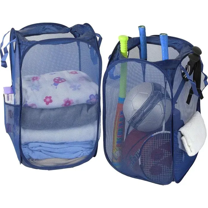 2 Pack Pop Up Mesh Laundry Baskets