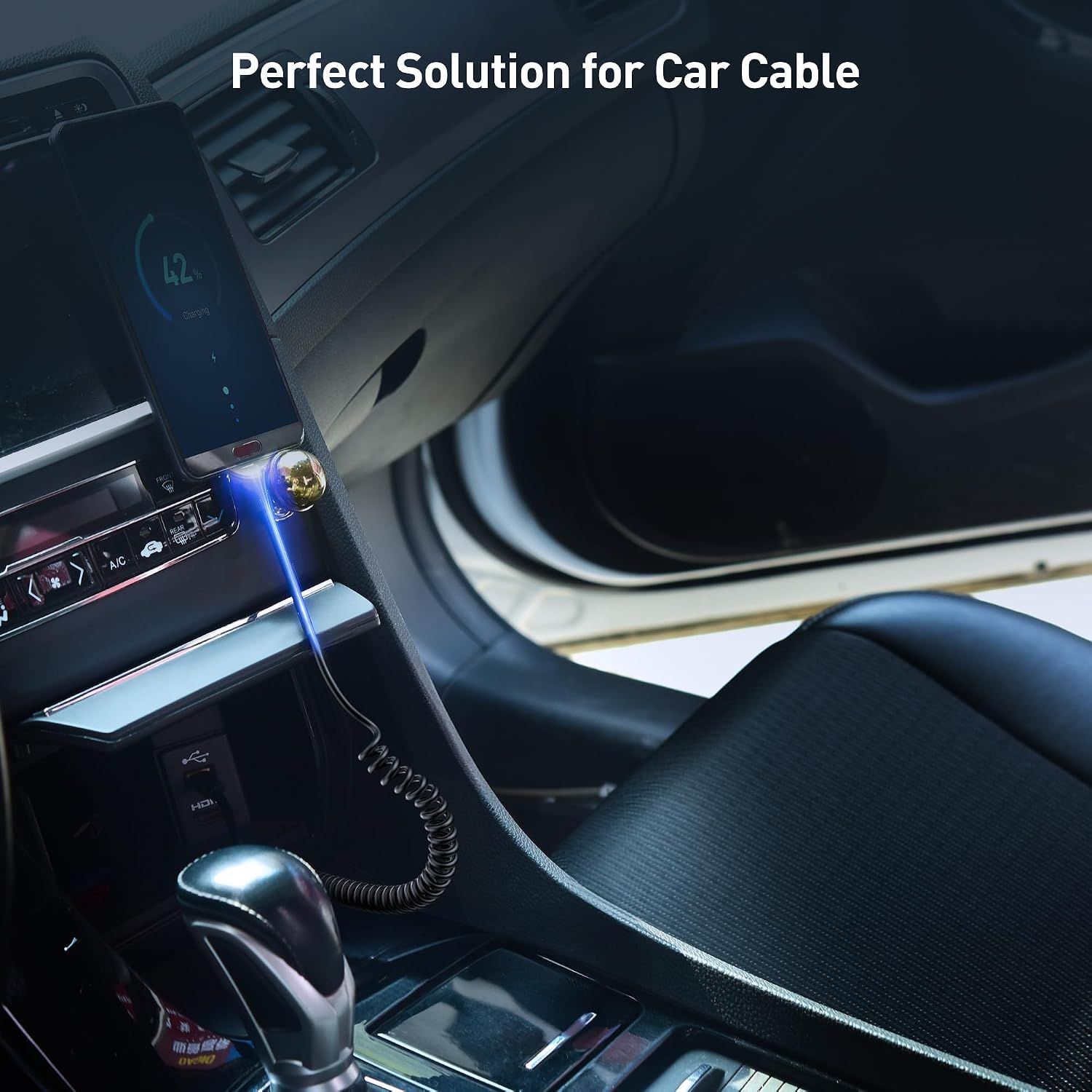 2-Pack Coiled Micro USB Cable (Coiled Micro USB to USB2.0) 1-3 Feet