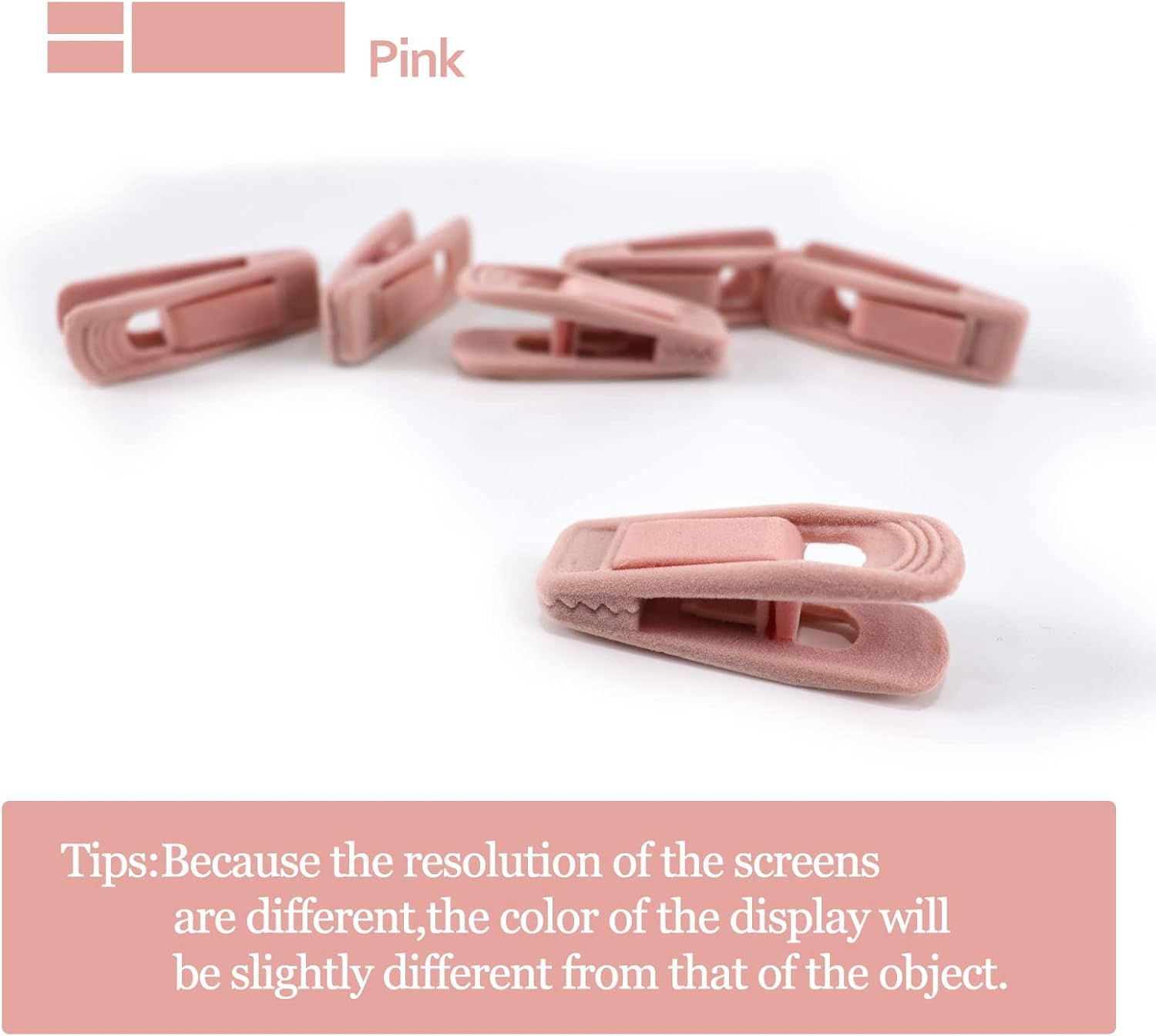 Light Pink Velvet Hangers - Strong Finger Clips for Thin Hangers, Perfect for Suits, Skirts, Pants & Baby Clothes