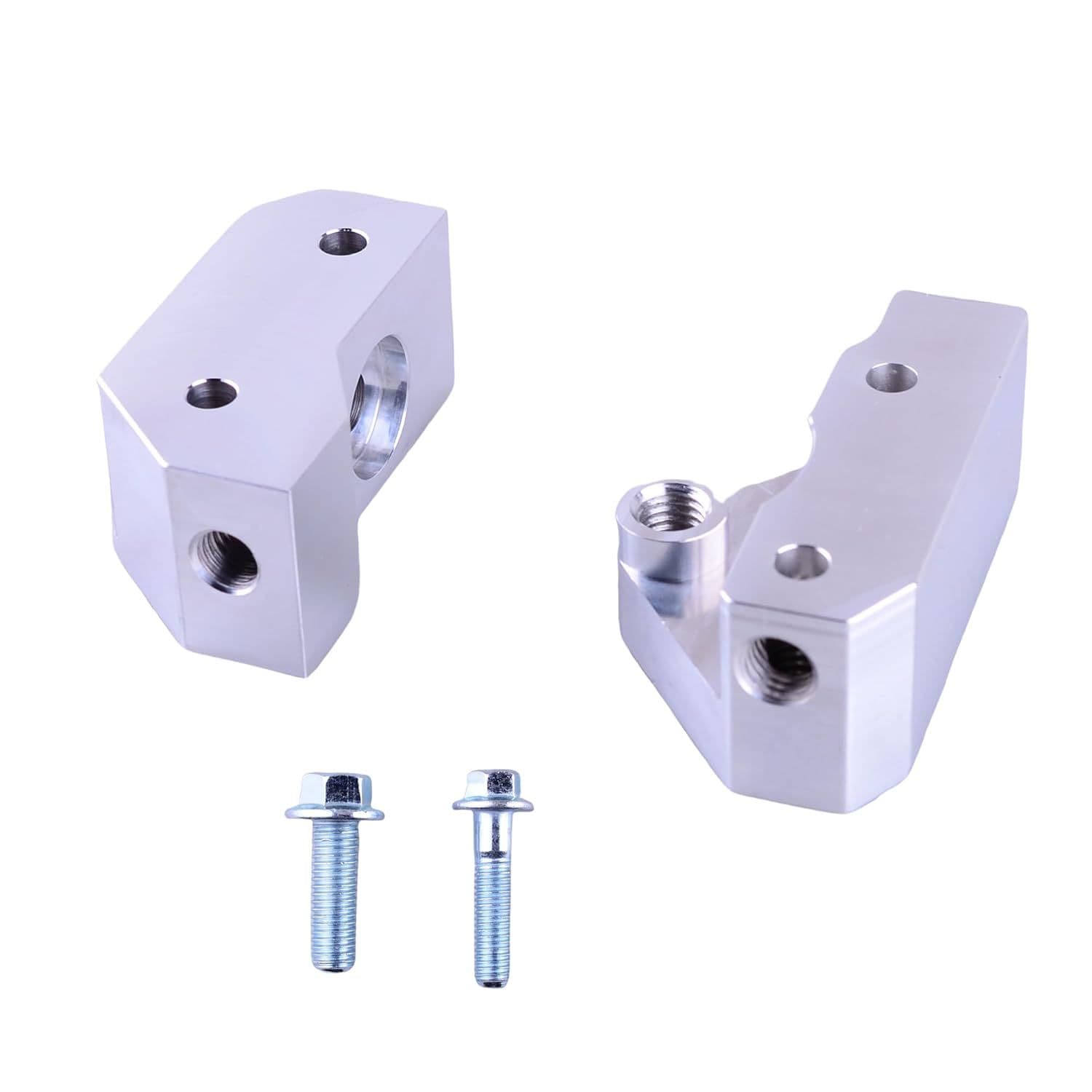 Knock Sensor Relocation Brackets Compatible for Chevy LS Gen 3 Engines Heavy-Duty Billet Aluminum 2 Piece