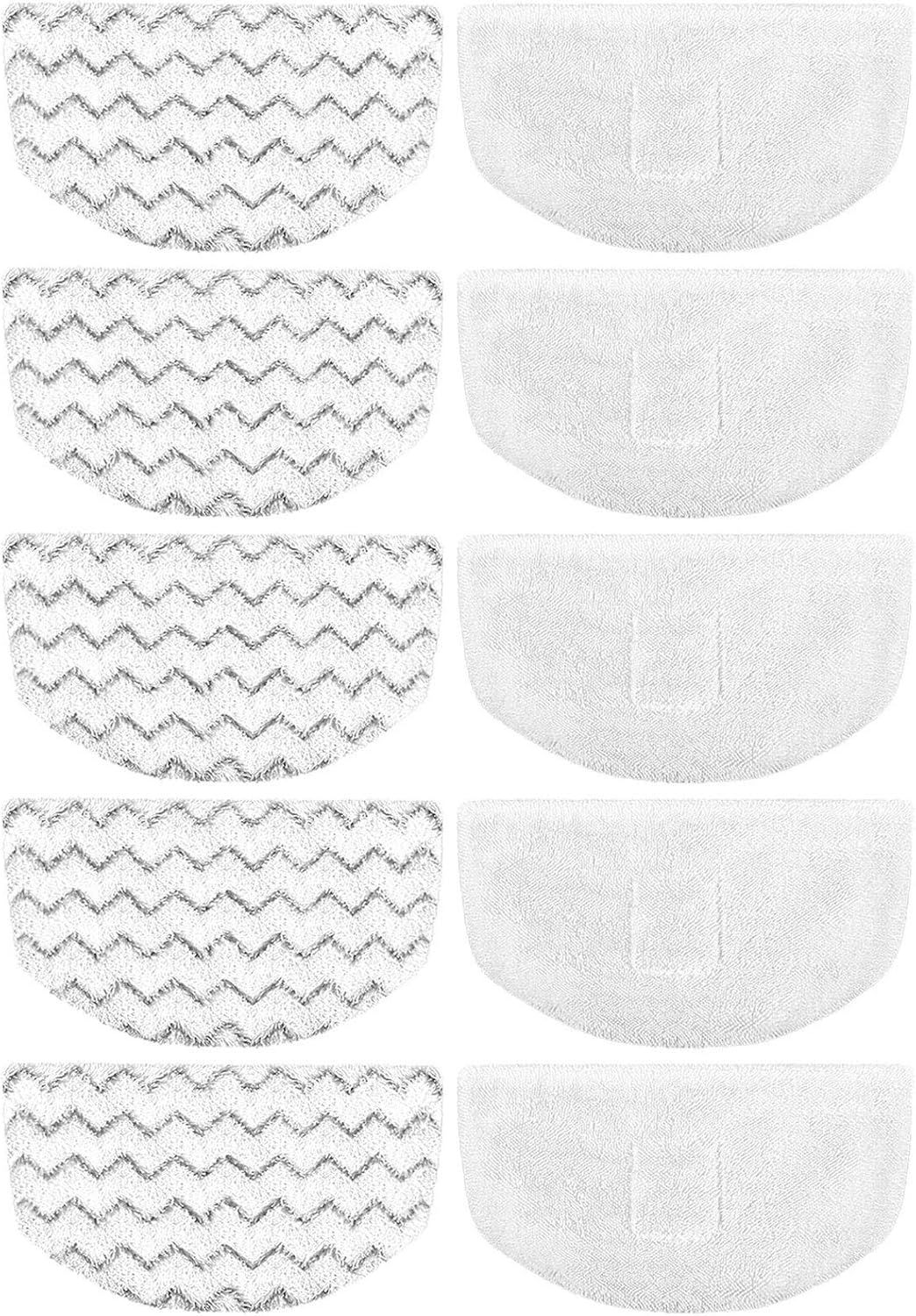 10 Pack Steam Mop Replacement Pads or Bissell Powerresh Steam Mop 1940 1806 1544 2075 2685A 2181 2814 Series, Model 19402 19404 19408 19409 1940A 1940 1940Q 1940T 1940W B0006 B0017 2075A