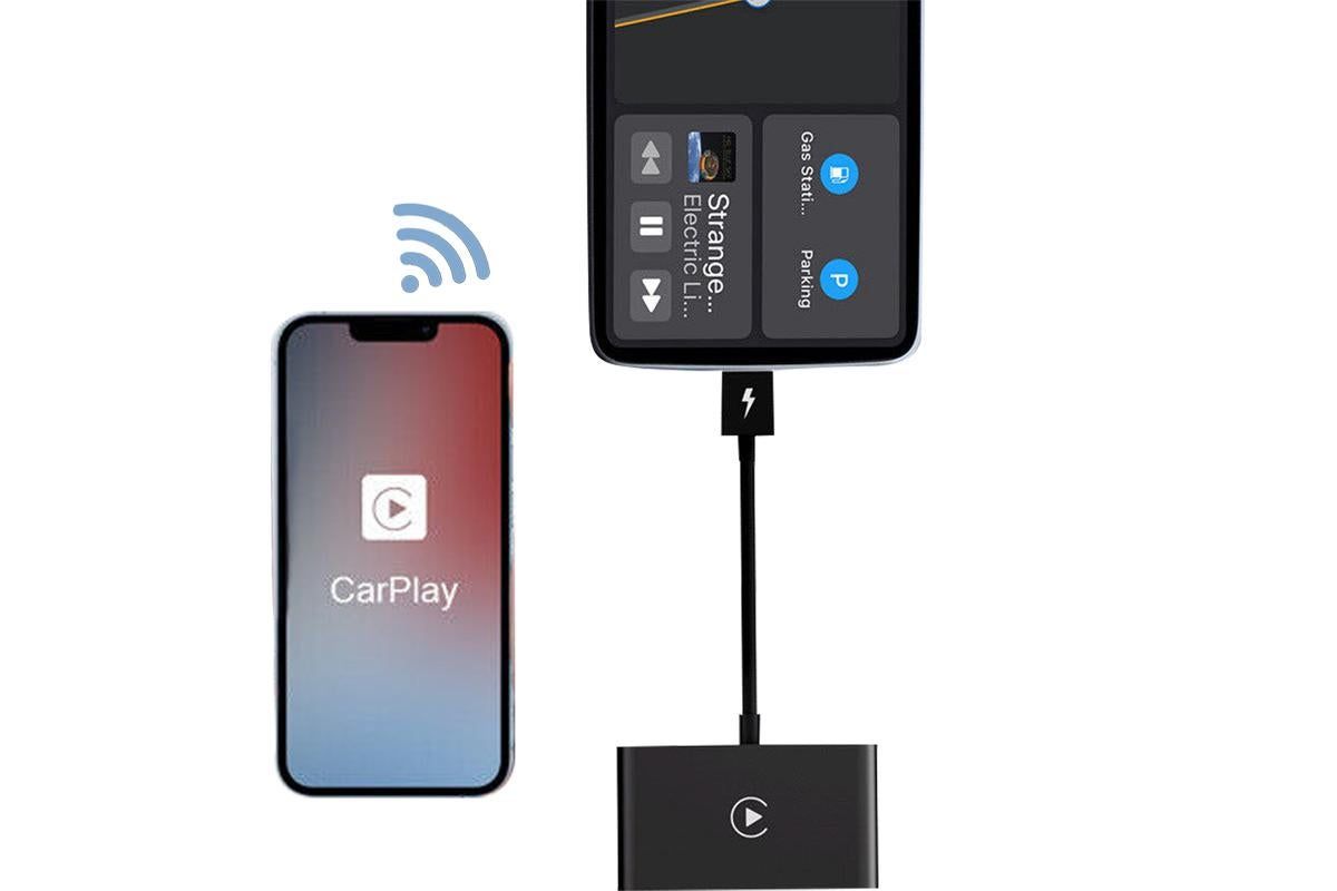 Wireless CarPlay Adapter Wireless Receiver Convert Wired to Wireless CarPlay Dongle Cars for Apple Carplay