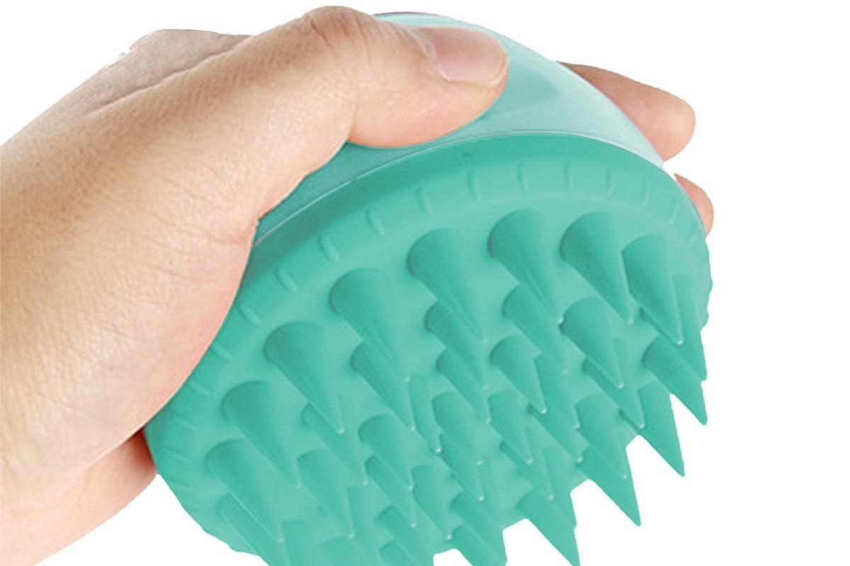 Hair Scalp Massager Shampoo Brush -Green